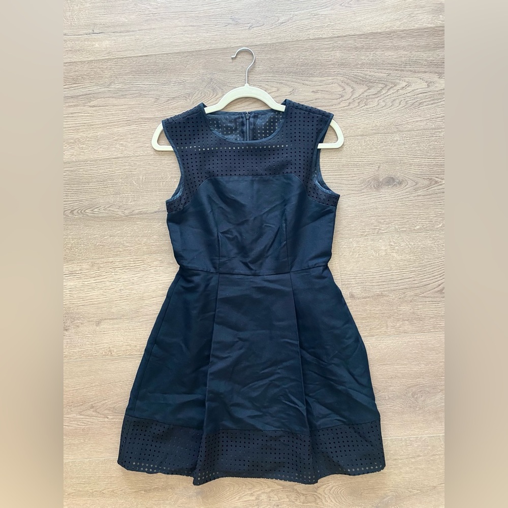 J Crew black party dress